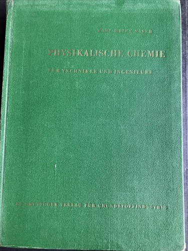 Physikalische chemie für - chemie,