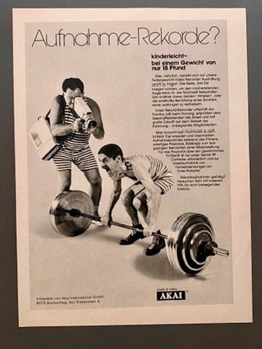1972 akai gewichtheber video - 1972,