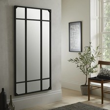 Jersey Industrial Full Length Black Mirror