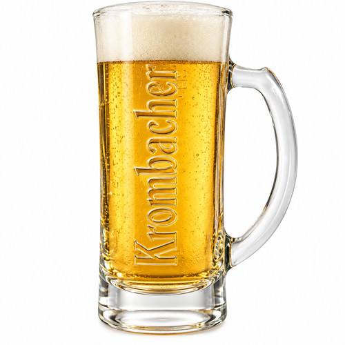 Krombacher bierkrug glas - krombacher, krug