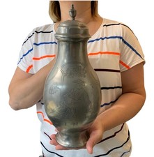 Zinnkrug Krug Antik signiert