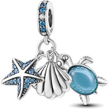 Sterlingsilber Charm Seestern