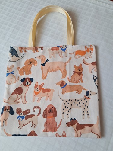 Geschenktasche stoff hunde - geschenktasche, stoff,