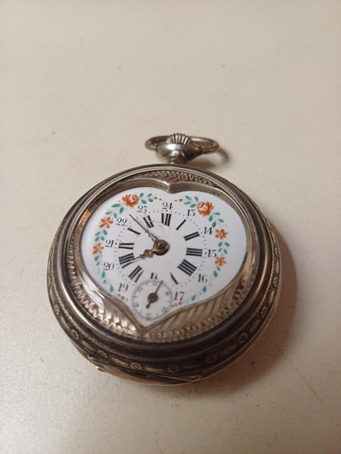 Taschenuhr silber remontoir - silber,