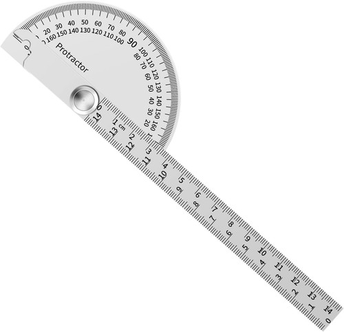 Winkelmesser mit lineal - winkelmesser,
