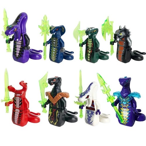 Ninjago minifiguren set - 8x,
