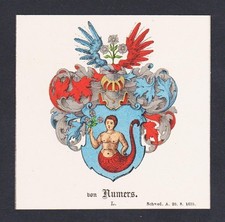 19.Jh. von Numers Wappen