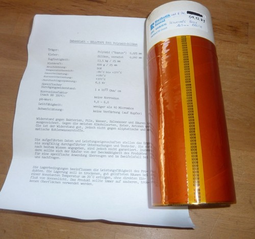 Rolle mit sellotape 8001 - rolle,