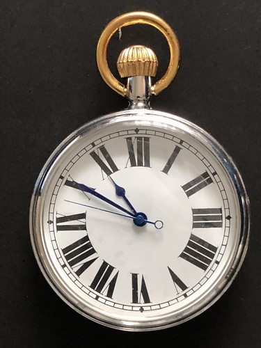 Taschenuhr silberfarben