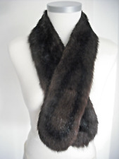 Nerz Schal Pelz Krawatte Kragen Fell Stola Besatz Mantel Besatz gefüttert