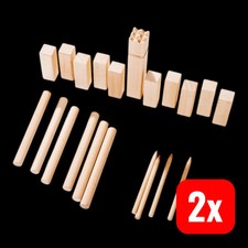 Izzy Holz Kubb Schachspiel