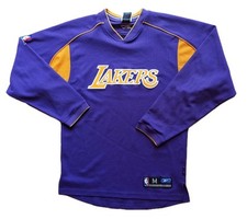 Reebok LA Lakers VINTAGE Shooting Shirt Warmup Jersey Kobe Bryant Shaq Sz. L/XL