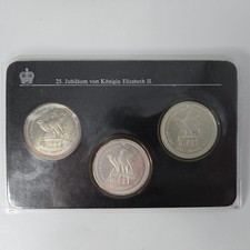 Isle Of Man - 3 x 1 Crown 1978