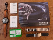 CERTINA KONVOLUT - DS Podium Chronograph - Booklets - Card - Armbänder - Katalog