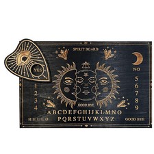 Vintage ouija brett aus - aus, holz