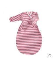Popolini Felinchen Schlafsack Karminrot/Ecru Interlock GOTS Tog 0,5 Jersey Bio-B