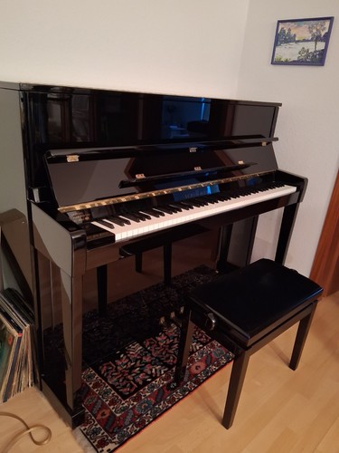 Klavier schwarz gebraucht mit - schwarz,