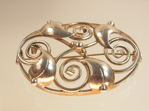Schöne jugendstil brosche - schöne,