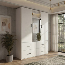 2-türig Kleiderschrank mit