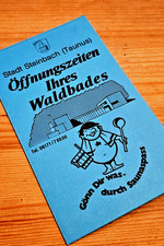 Original Flyer Waldbad