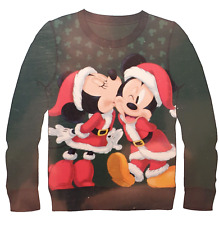 Weihnachtspullover Sweatshirt Disney Micky Maus Kinder Gr 92-98