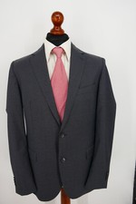 Eduard Dressler Anzug Gr.98 100% Schurwolle Dunkel Anthrazit absoluter Top Zu.