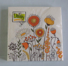 20 Servietten Grafik Blumen