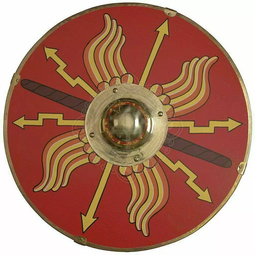 Mittelalter römer schild - römer, rund