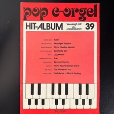 Noten - pop e-orgel -