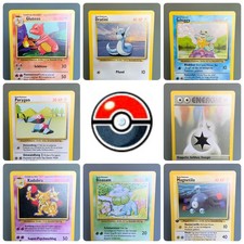 Pokemon Base Set - Einzelkarten zur Auswahl WOTC Vintage Pikachu Schiggy Deutsch