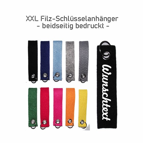 Filz schlüsselanhänger - filz, xl