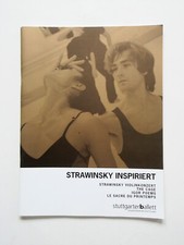 Programmheft "Strawinsky inspiriert" George Balanchine Stuttgarter Ballett 2004