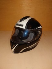 Shark Motorrad Helm XL schwarz/weiß