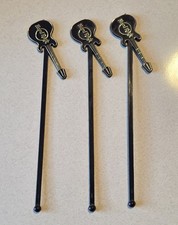 Hard Rock Cafe HRC Cocktail Hurricane Glas Rührstab Guitar neuwertig