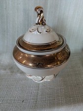 Art Deco Prunk Bonboniere Deckeldose Gold von Königszelt Sibylle