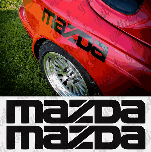 Aufkleber für mazda - 2x, 60
