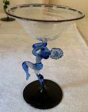 Fritz Lampl Likörglas, Lauscha Bimini Art, Nude, Art Deco 1930, Top