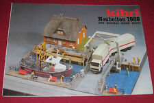 dachbodenfund alter spielzeug modell eisen bahn katalog falt prospekt kibri 1988