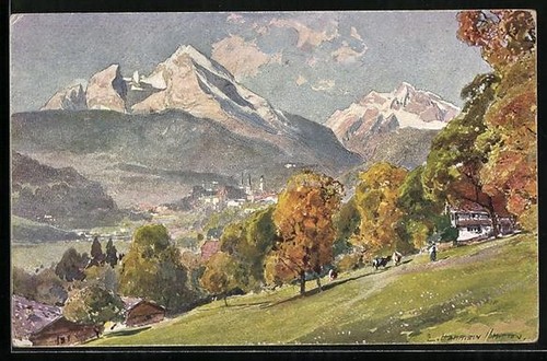 Künstler edward harrison - künstler-ak,