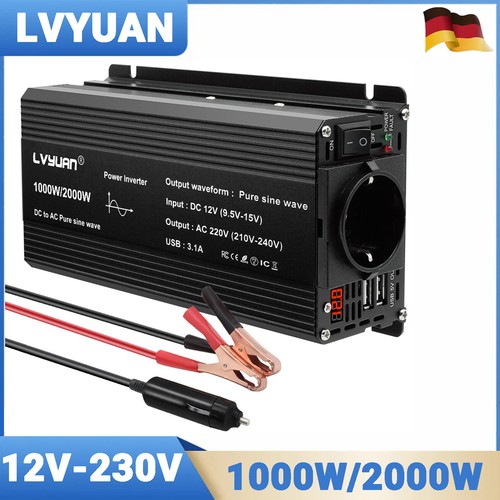 1000w 2000w 12v auf - 12v, 230v