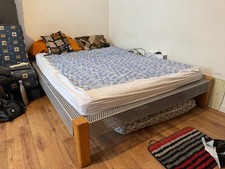 Bett mit Matratze, 140x200 Cm