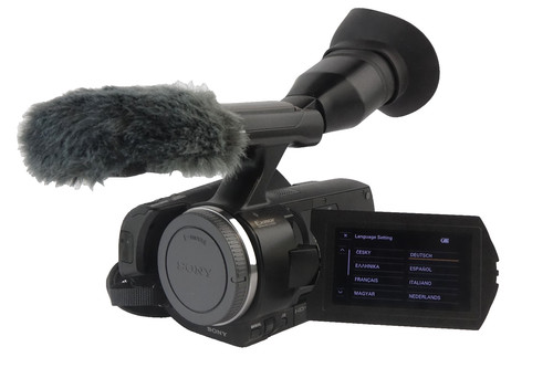 Sony nex vg20e - full, flash