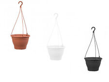 Blumenampel Pflanzenampel Hängetopf Blumentopf Pflanzkübel 3 Farben zum hängen
