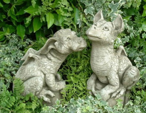 Gartendeko figur skulptur - gartendeko,