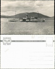 DIESEL ELECTRIC PADDLE VESSEL TALISMAN Schiffsfoto Schiff Ship 1950