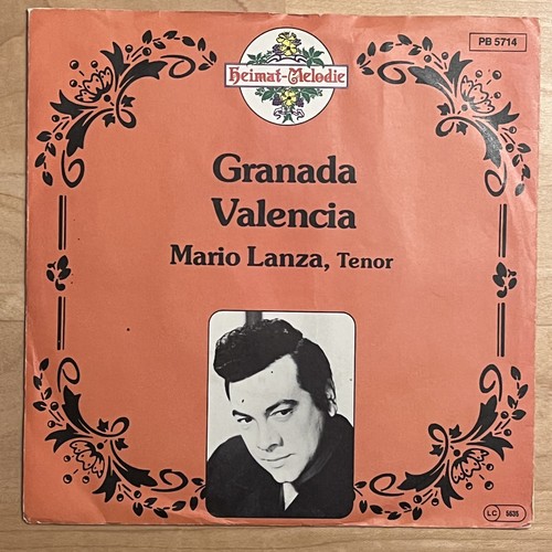 Vinyl single mario lanza - single:,
