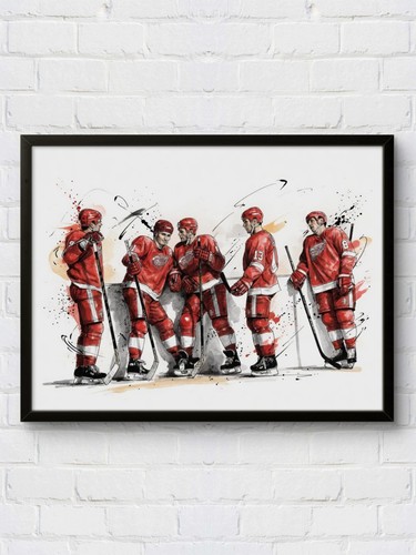 Detroit red wings - wings, russian