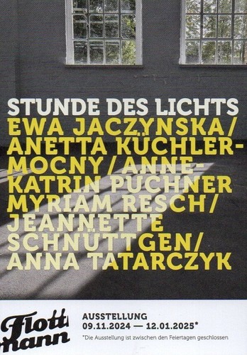 Flyer ausstellung stunde des - flyer,