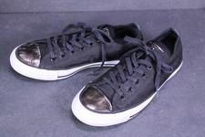 Converse All Star Classic OX Damen Sneaker Chucks Gr. 39 schwarz silber CH2-1