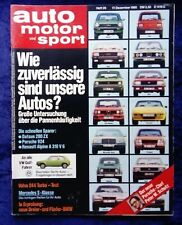 AMS 26.1980  Volvo 244 Turbo, Datsun 280 ZX, Porsche 924,  Alpine A 310 V6, 3er